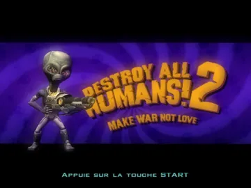 Destroy All Humans! 2 screen shot title